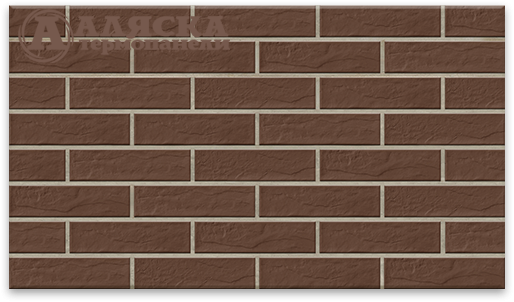 Фасадные термопанели Аляска серия Элевация 16. Braun rustik купить в Москве