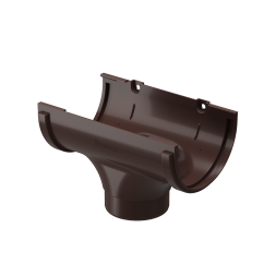 Водосточная воронка Docke Standard, цвет тёмный коричневый