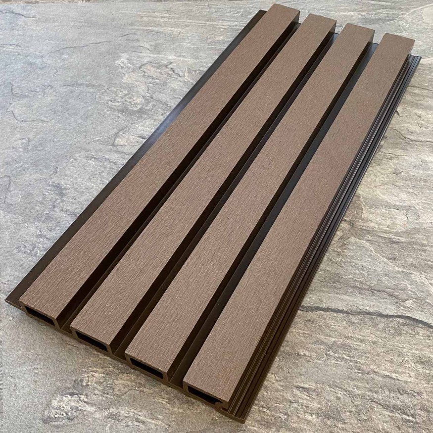 Фасадная реечная панель EasyDecking, Wood-X, Венге купить в Москве