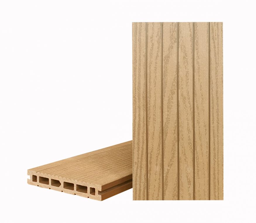 Террасная доска ДПК Terrapol Классик (Пустотелая с пазом) Кантри, Дуб Севилья купить в Москве