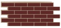 Фасадная панель T-Сайдинг, Кирпич Модерн Коричневый