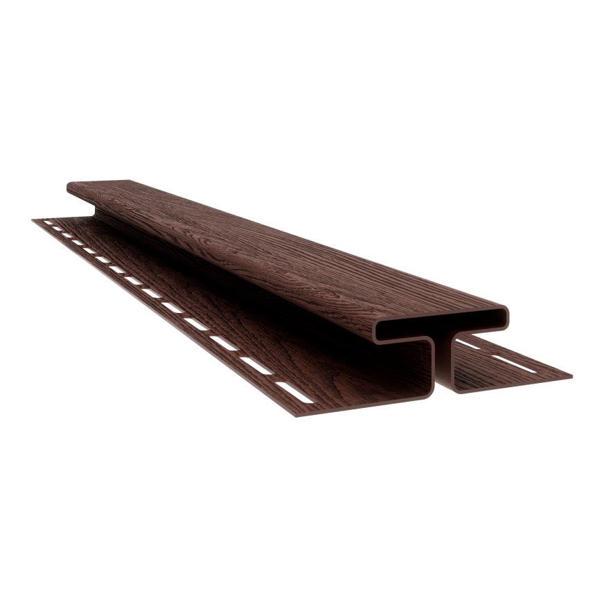 H-профиль соединительный Технониколь Фактур, Орех купить в Москве