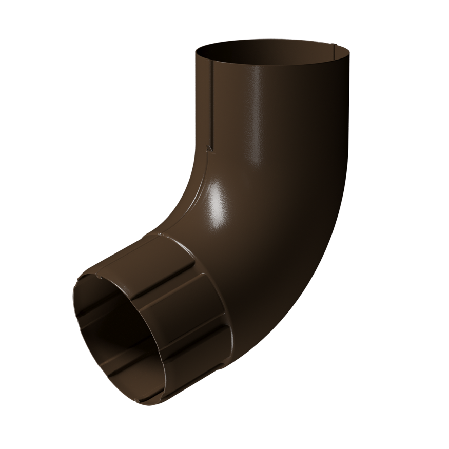 Колено 72˚ для водостока Docke Stal Premium, цвет Каштан. купить в Москве