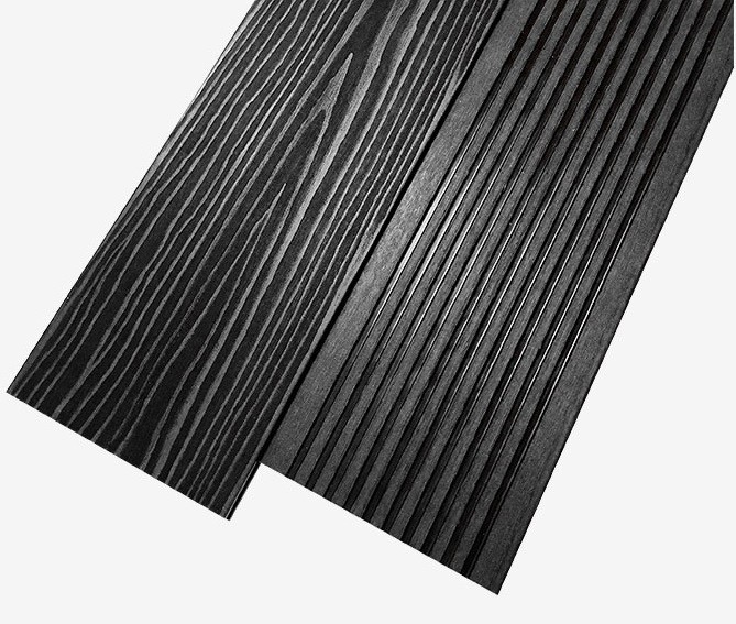 Террасная доска из ДПК RusDecking Unodeck Solid - Цвет Графит купить в Москве