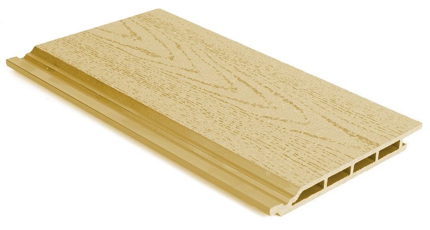 Панель фасадная ДПК АЙ-ТЕХПЛАСТ в цвете золотой купить в Москве