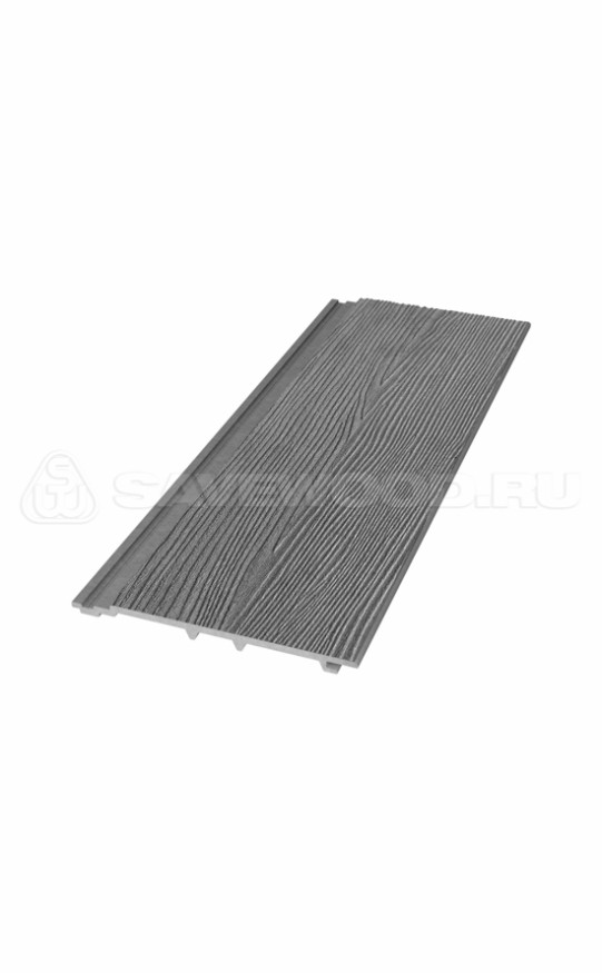Сайдинг из ДПК SaveWood, SW Cedrus (R), Пепельный купить в Москве