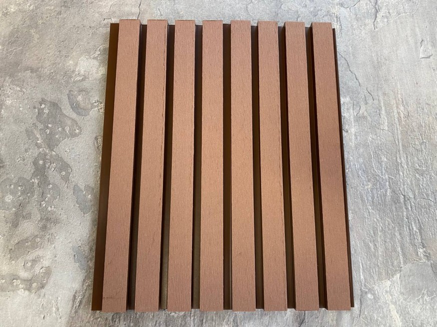Фасадная реечная панель EasyDecking, Wood-X, Коричневый купить в Москве