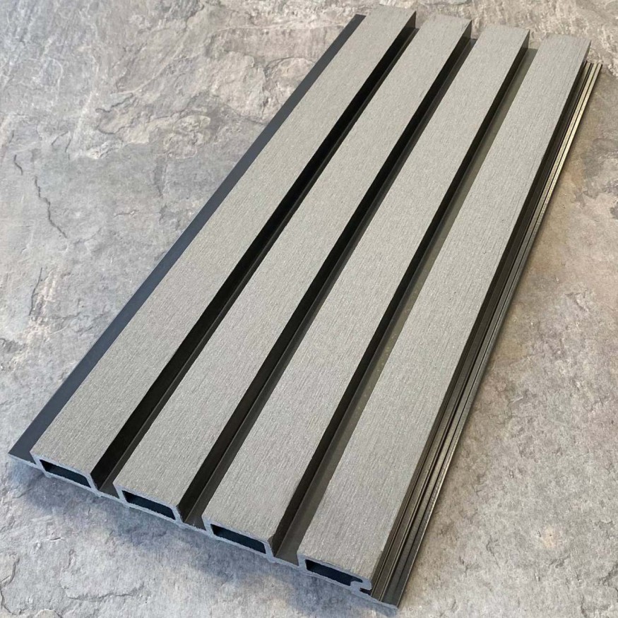 Фасадная реечная панель EasyDecking, Wood-X, Серый купить в Москве