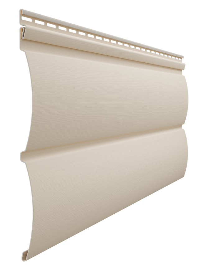 Виниловый сайдинг Docke, Блок-Хаус D4.7T, Сливки купить в Москве