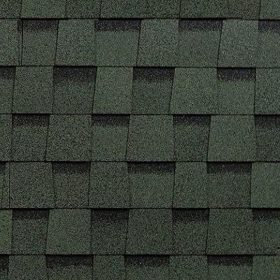 Двухслойная ламинированная черепица Shinglas, Фазенда, Цвет: Зелёный купить в Москве