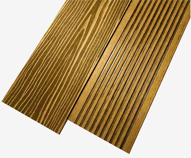 Террасная доска из ДПК RusDecking Unodeck Solid - Цвет Орех купить в Москве