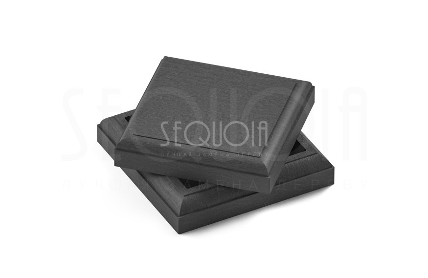 Комплект крышки и юбки для столба SEQUOIA GRAY купить в Москве