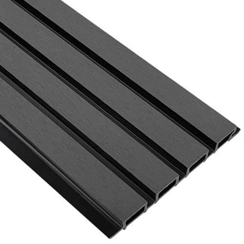 Фасадная реечная панель EasyDecking, Wood-X, Черное дерево купить в Москве