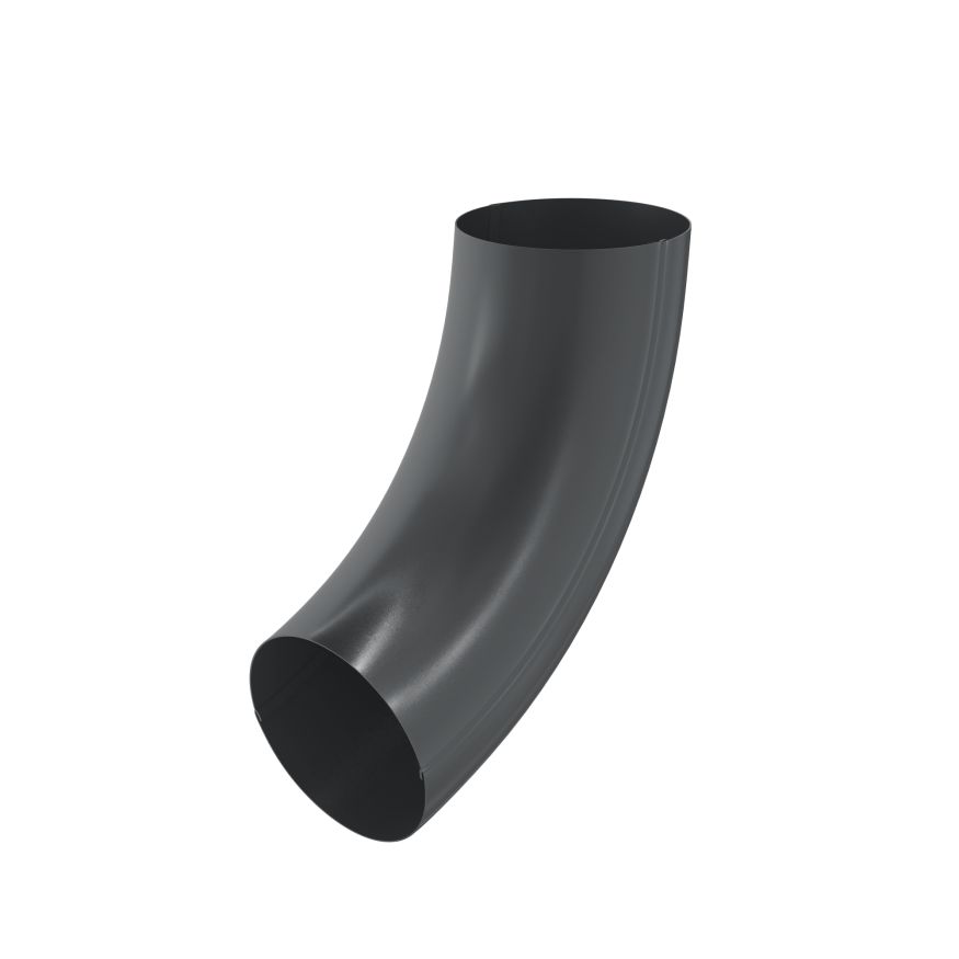 Колено универсальное Aquasystem, RAL 7024 Тёмно-серый 125/90 купить в Москве