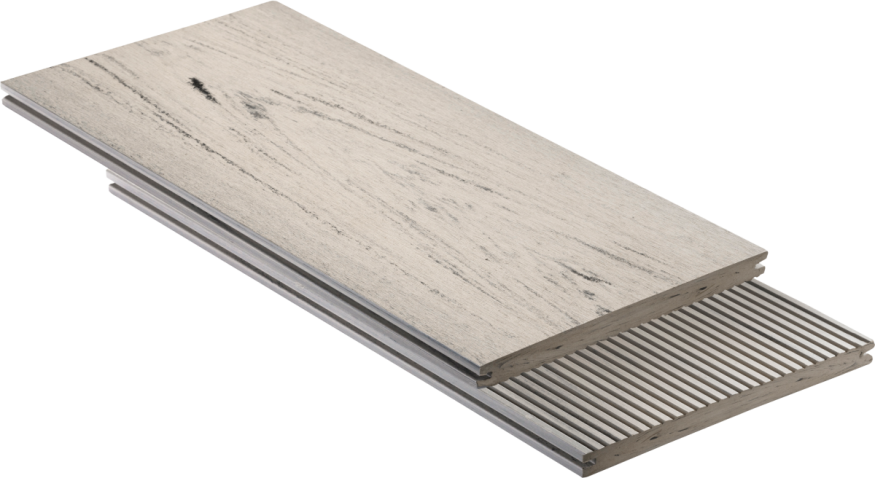 Террасная доска Bruggan Multicolor 160мм Белый дым купить в Москве