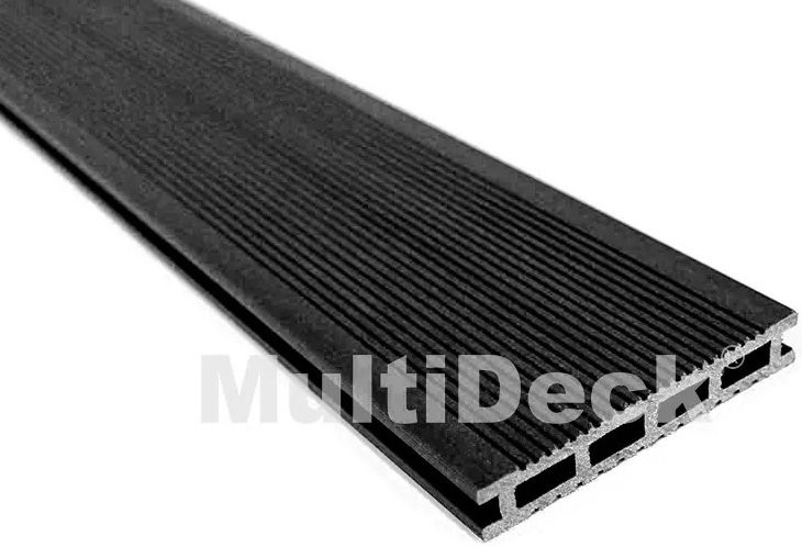 Террасная доска из ДПК MultiDeck Черный бархатный оттенок купить в Москве