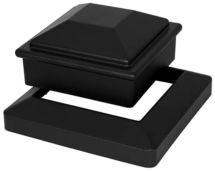 Комплект алюминиевой крышки и юбки для столба Polivan SINGARAJA.