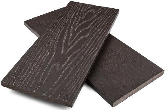 Полнотелая заборная доска ДПК NanoWood цвета Венге купить в Москве