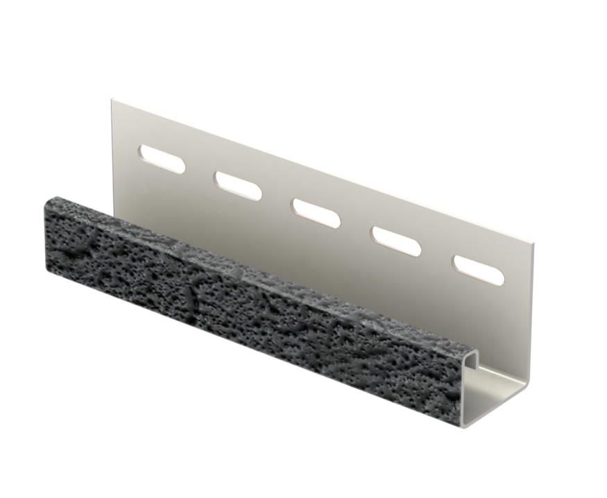 J-профиль Ю-Пласт, Стоун Хаус S-Lock Клинкер Нордик, Графитовый купить в Москве