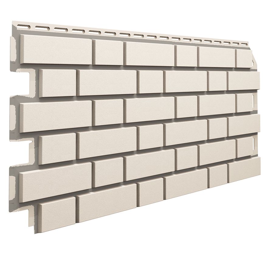 Фасадная панель ТЕХНОНИКОЛЬ Оптима Клинкер, Слоновая кость купить в Москве