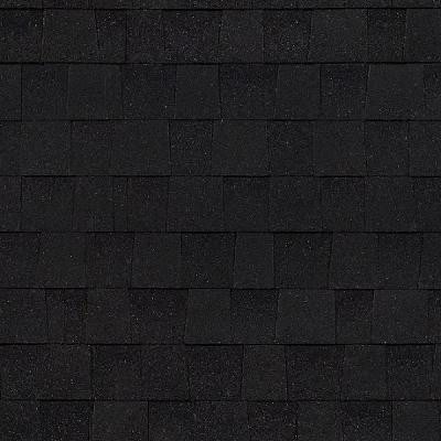 Двухслойная ламинированная черепица Shinglas, Фазенда, Черный цвет. купить в Москве