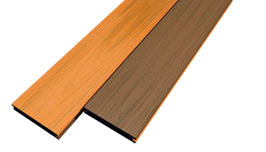 Teak / Latte | Двухсторонняя террасная доска WOODVEX Dual купить в Москве