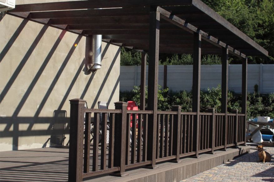 Комплект ограждения Holzhof Венге купить в Москве