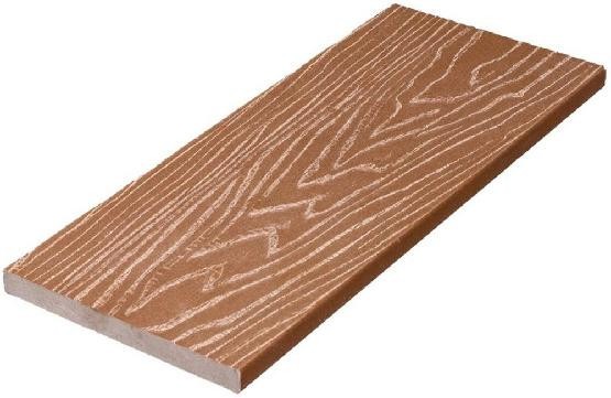 Полнотелая заборная доска ДПК NanoWood цвета Орех купить в Москве