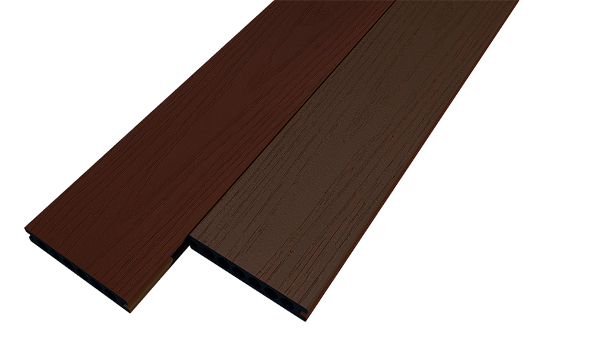 Mahogany / Milk Chocolate | Двухсторонняя террасная доска WOODVEX Dual купить в Москве