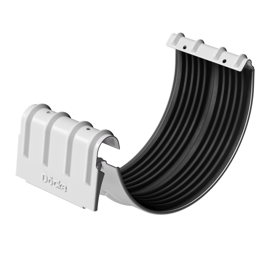 Соединитель желобов Docke Stal Premium, цвет Пломбир купить в Москве