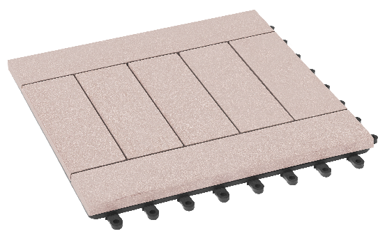 Модульный паркет ДПК GRINDERDECO Комфорт 5 Светлый дуб купить в Москве