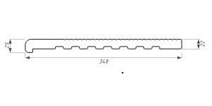 Ступени из ДПК WOODVEX Select Графит купить в Москве