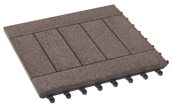 Модульный паркет ДПК GRINDERDECO Комфорт 5 Вековая древесина Венге купить в Москве