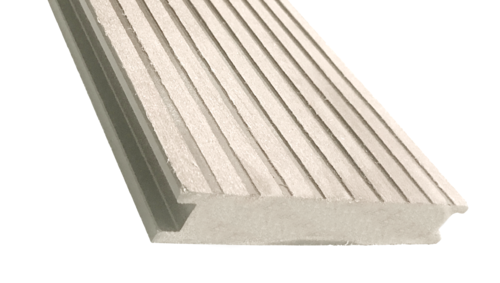 Террасная доска из ДПК ECODECKING Premium Цвет слоновой кости купить в Москве