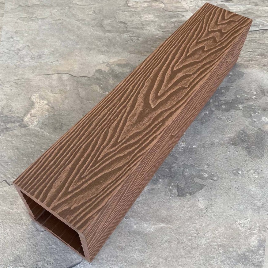 Столб для ограждения из ДПК EasyDecking, Wood-X, Коричневый купить в Москве