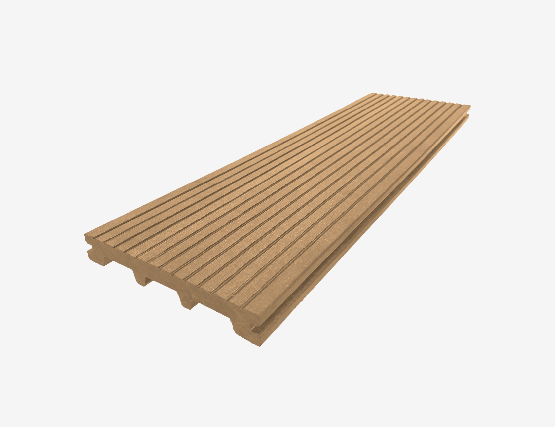 Террасная доска RusDecking Unodeck Titanio - Ореховый ДПК купить в Москве