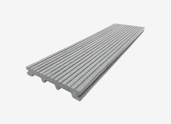 Террасная доска из ДПК RusDecking Unodeck Titanio - Цвет Серый купить в Москве