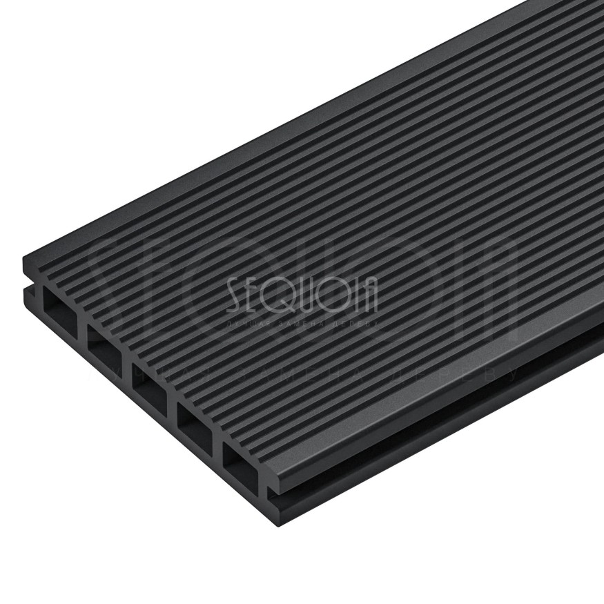 Доска террасная ДПК 3D SEQUOIA Evolution WOOD BLACK купить в Москве