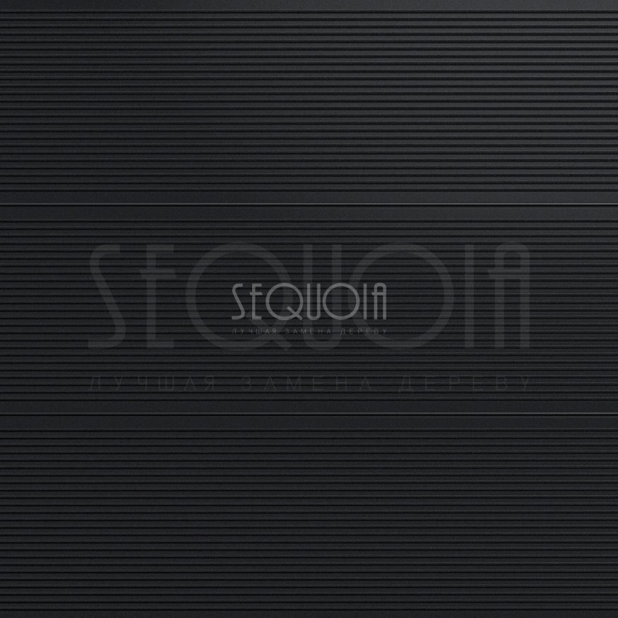 Доска террасная ДПК 3D SEQUOIA Evolution WOOD BLACK купить в Москве