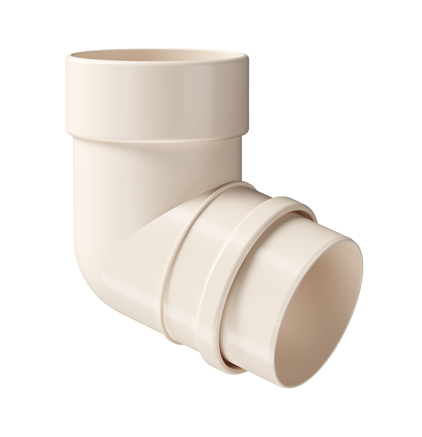 Колено водосточное 72˚ Docke Lux, Латте купить в Москве