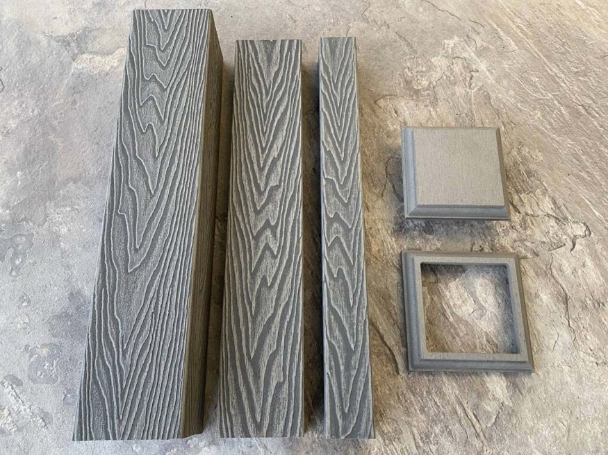 Перила для ограждений из ДПК EasyDecking, Wood-X, Серый купить в Москве