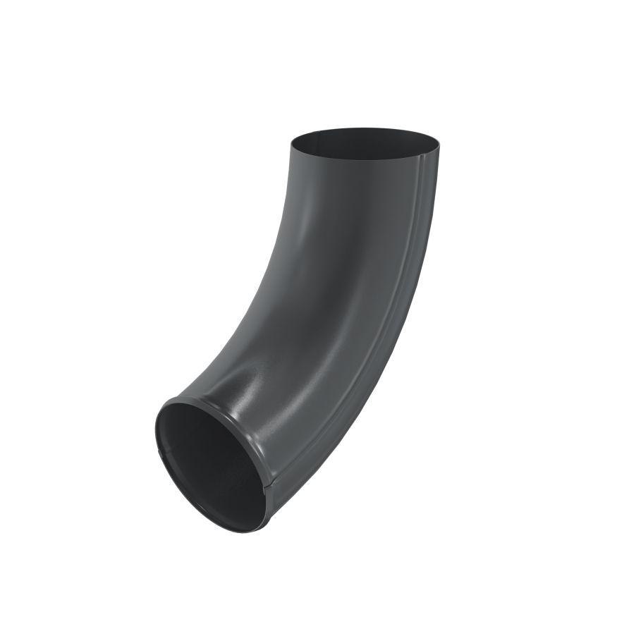 Отвод трубы Aquasystem, RAL 7024 Тёмно-серый 150/100 купить в Москве