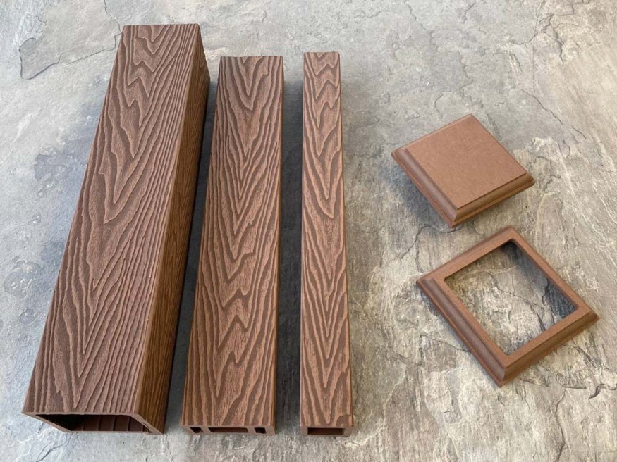 Перила для ограждений из ДПК EasyDecking, Wood-X, Коричневый купить в Москве