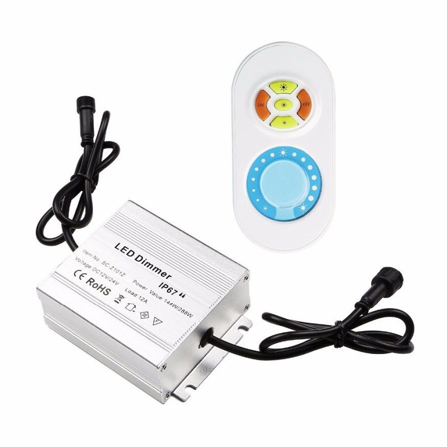LED Диммер IP67 с дистанционным управлением до 60W Woodvex купить в Москве