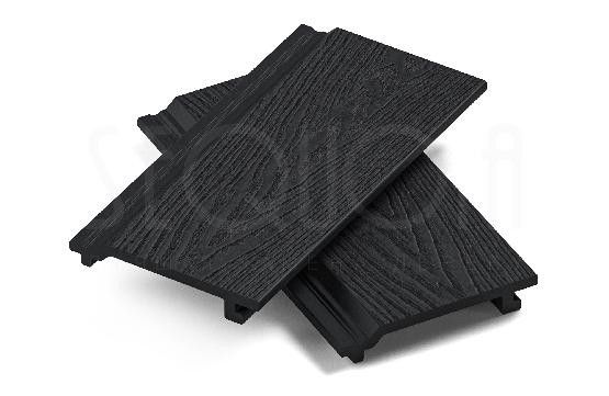Доска фасадная ДПК 3D SEQUOIA Evolution WOOD BLACK  купить в Москве