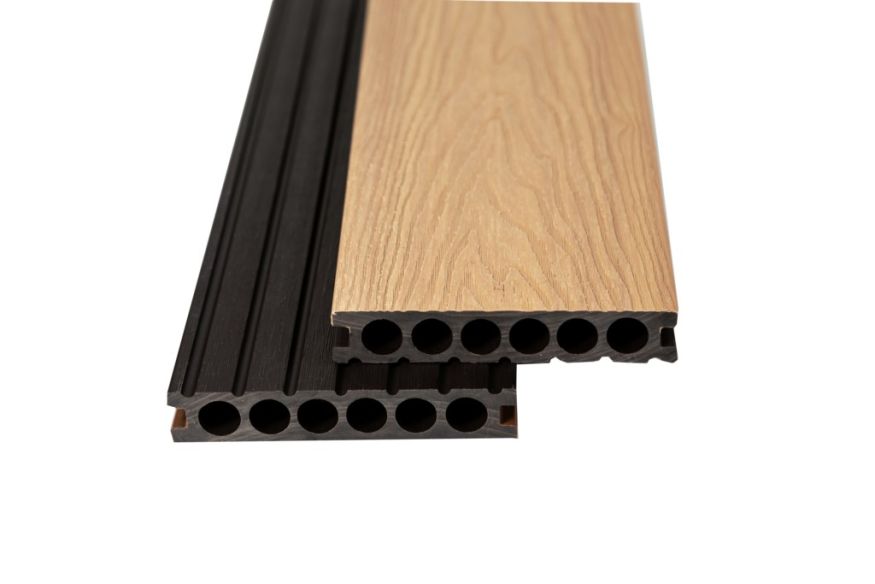 Террасная доска Ecodecking Скай коэкструзия Бук купить в Москве