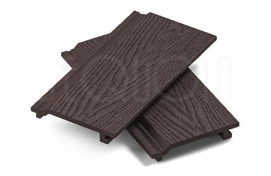 Доска фасадная ДПК 3D SEQUOIA Evolution WOOD BROWN купить в Москве