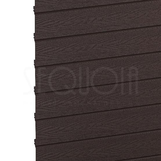 Доска фасадная ДПК 3D SEQUOIA Evolution WOOD BROWN купить в Москве