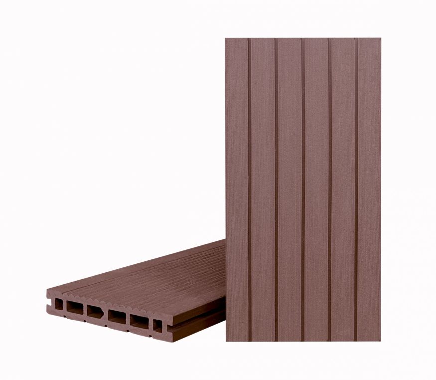 Террасная доска ДПК Terrapol Классик (Пустотелая с пазом) Орех Милано купить в Москве