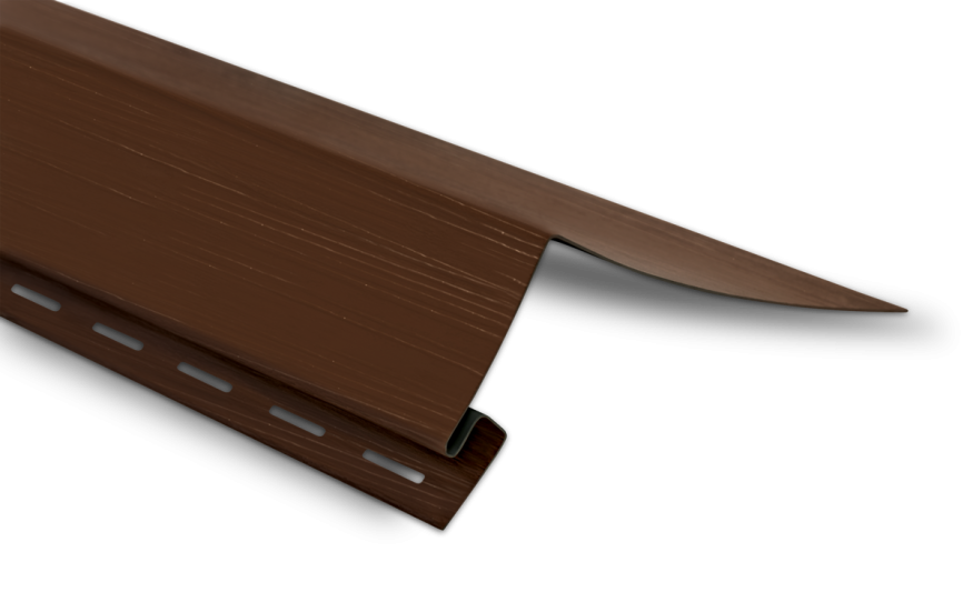 Широкая околооконная планка Ю-Пласт Коричневый купить в Москве